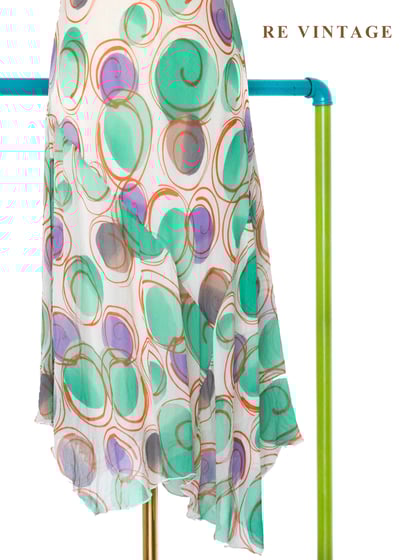 奇幻冒險 - 迷幻漩渦隨性塗鴉洋裝4