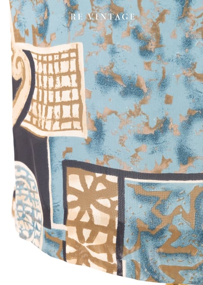 Soda Blue 復古圖騰中長裙（24-26"）6