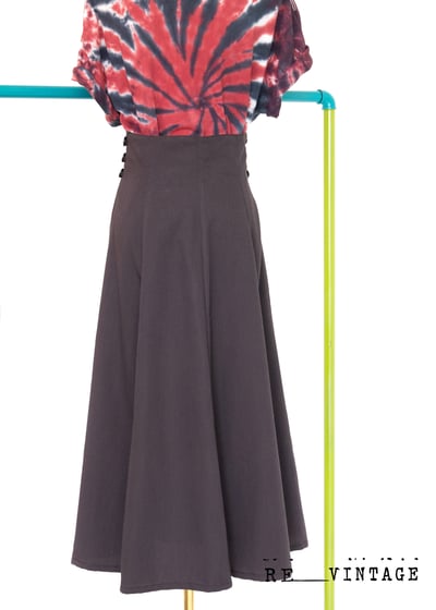 深灰色高腰繞頸One Day 洋裝13