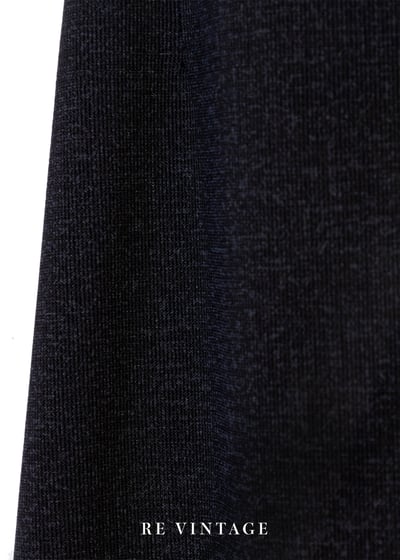 氣質單品 - 灰黑色銀白花枝長洋裝9