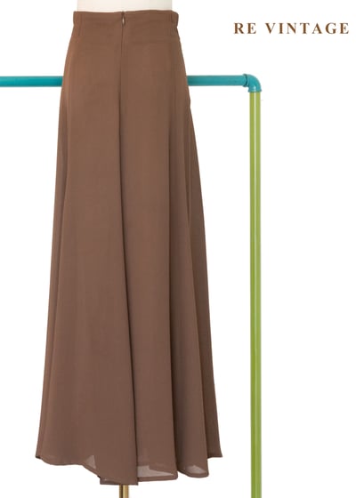 蝴蝶輕棲咖啡色長裙（24-27"）7