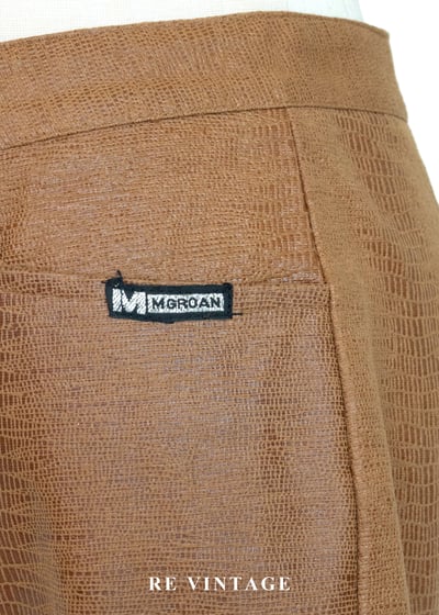 曠野的餘暉仿蛇紋壓紋長褲（~26"）5