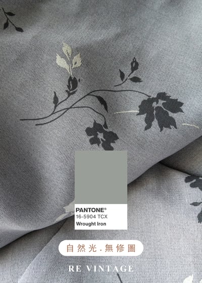 灰色調的城市花園長洋裝15