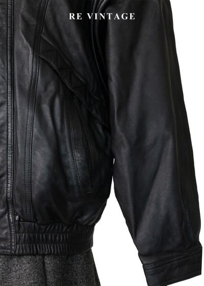 結構美學廓形飛行皮外套6