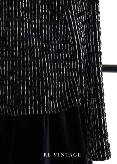 Coal smoke 黑白相間絨布襯衫11