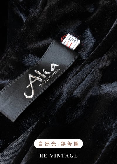 星軌旋轉舞夜黑絨長裙（27"）13