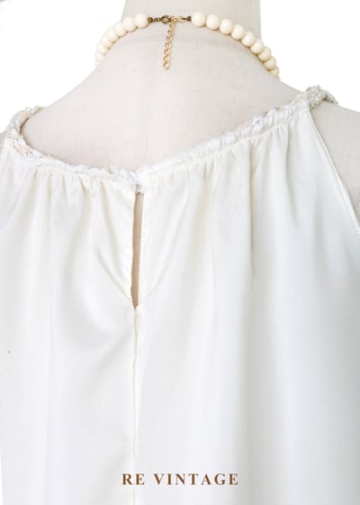 雪白公主編織領洋裝11