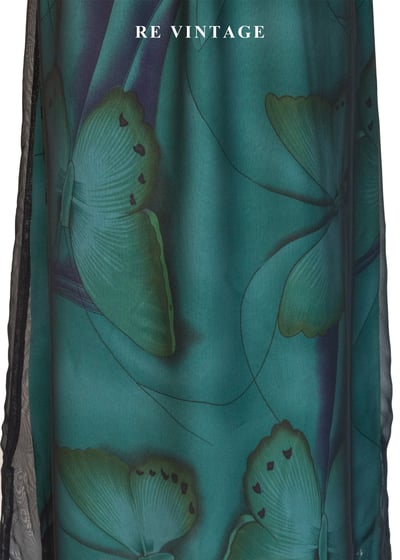 幻境破繭孔雀綠黑紗長裙（28-35"）5