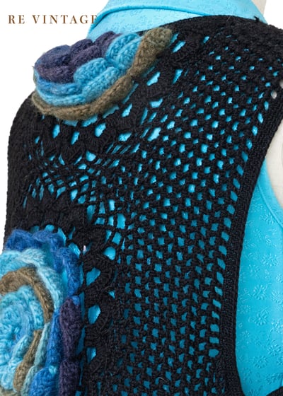 3D立體花朵針織背心10