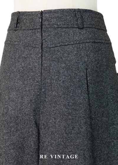 質感單品 - 灰毛呢復古金釦短裙（26"）9