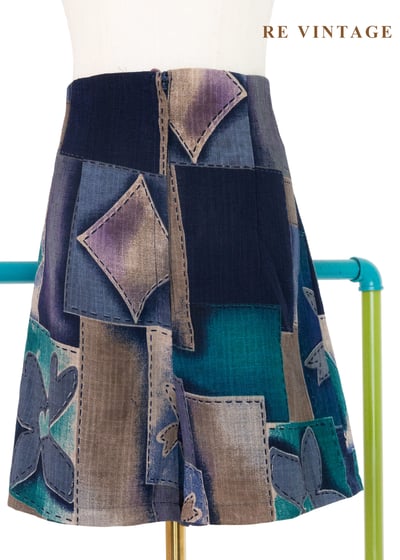 Mosaic Groove 畫布律動高腰短褲(26")6