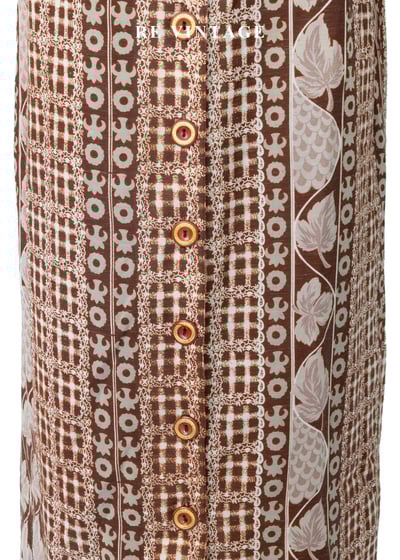 圖騰密語異國風情排釦長裙（27-30"）4