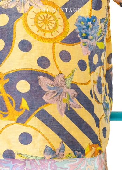 紫花點點麻花繩短袖上衣14