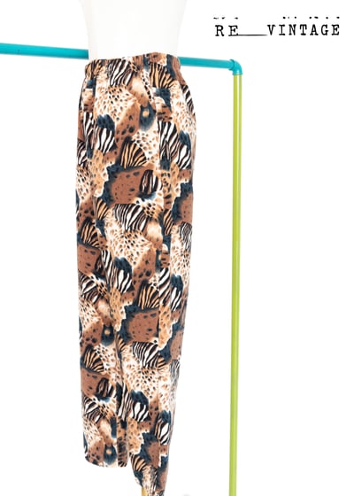 Mixed 動物紋短絨毛長褲4