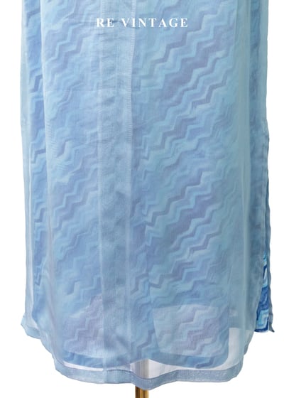 透明水紋霧藍長裙（27-29"）12