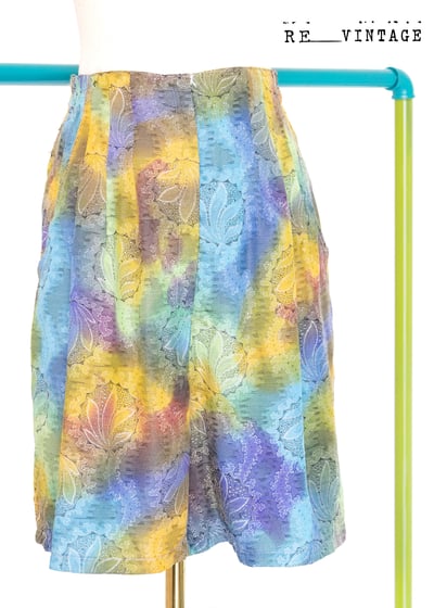 彩虹色暈染五分短褲（26"）10