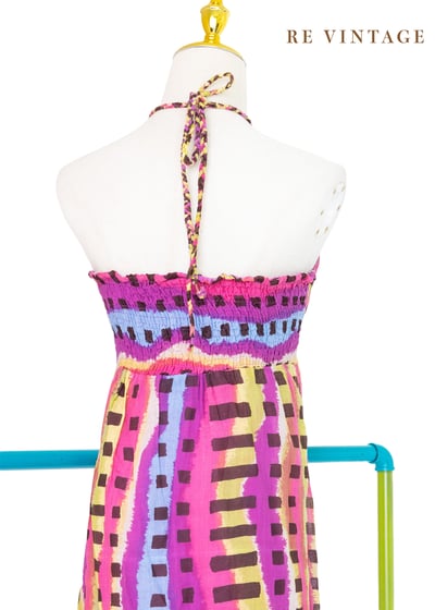 『歐洲寶物』Color Wave 格紋長洋裝15