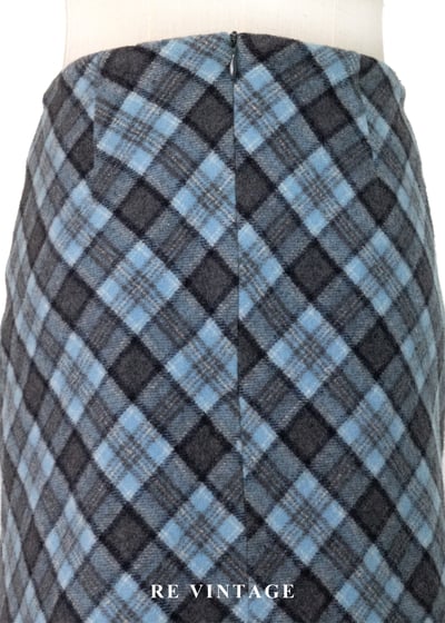 Blue Haze 藍霧格影毛呢短裙（26"）7