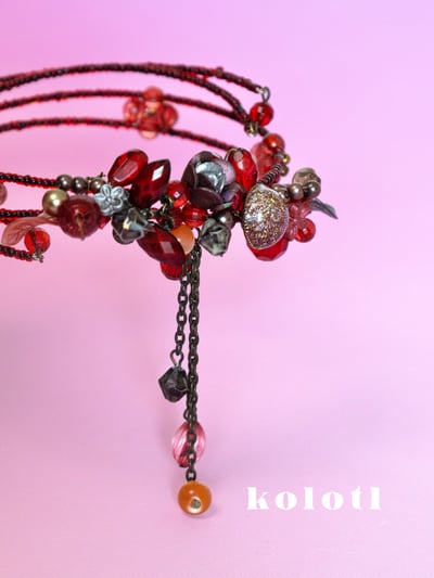 『法國寶物』紅石榴皇后頸鍊5