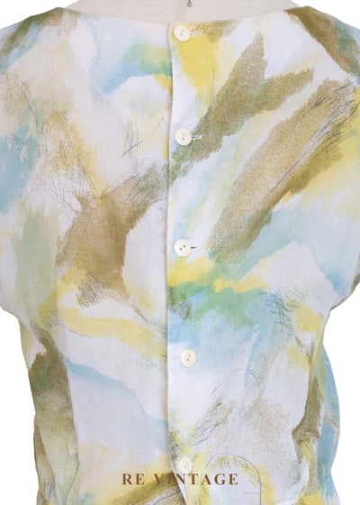 晨光水彩暈染棉料上衣10