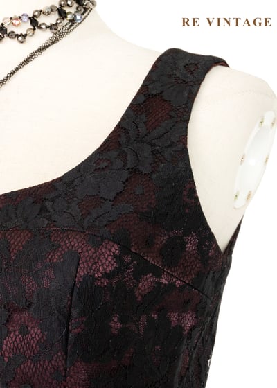 暗夜玫瑰蕾絲短版背心5