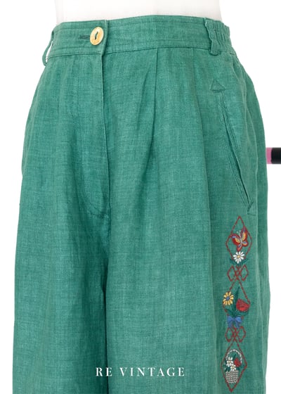 Herb Patch 刺繡小花及膝短褲（24-25"）3