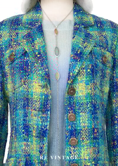 莫內花園裡的冬日海洋西裝外套3