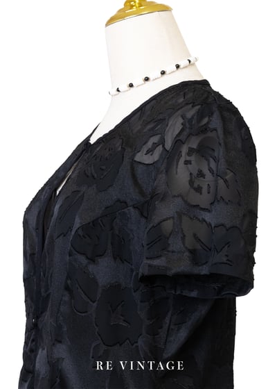 美國製 - 夜色盛開花園照山洋裝9