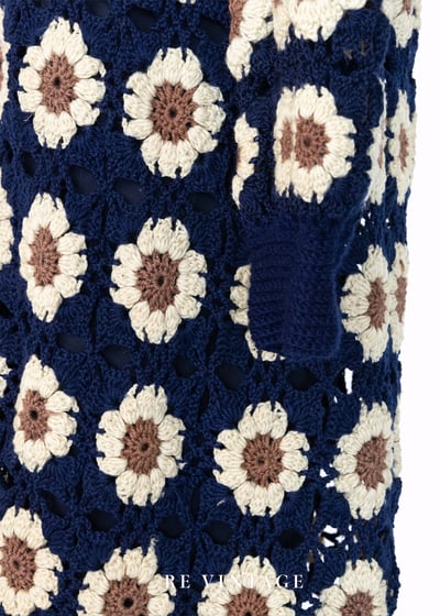 行走中的小花園織品長版外套/罩衫14