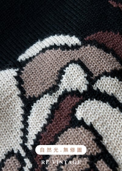 午夜荒野玫瑰針織毛衣12