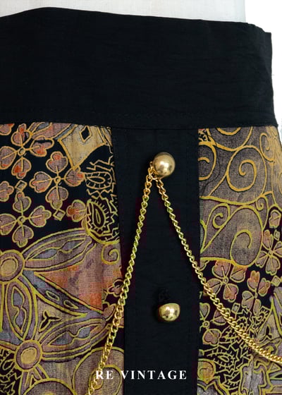 巴洛克公爵夫人鎖鏈拼接長裙（23-28"）8