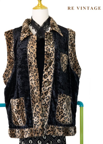 韓國製 - 野性出走絨布背心1