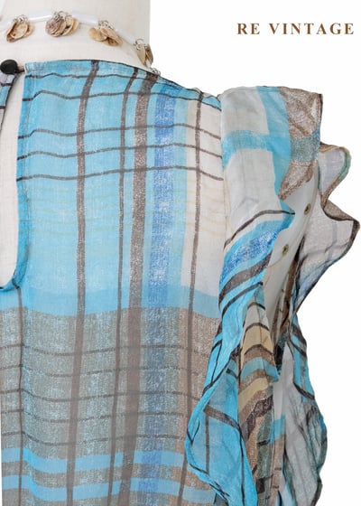 光影波浪荷葉透明系背心12