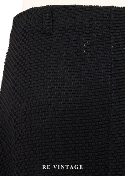 黑夜裡的呼吸線條 - 簍空波浪網格長裙（25-30"）5