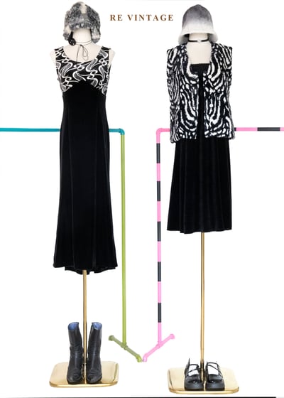 暗黑童話黑絨蕾絲細肩帶洋裝2