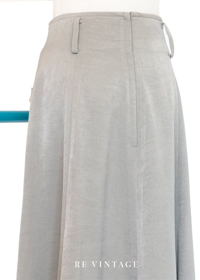 質感單品 - 日式綠茶色氣質長裙（26"）10