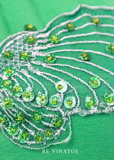 油綠色小蝴蝶棉質背心5