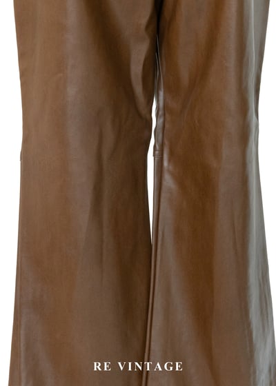 沙漠裡的玫瑰皮革長褲（28”）11