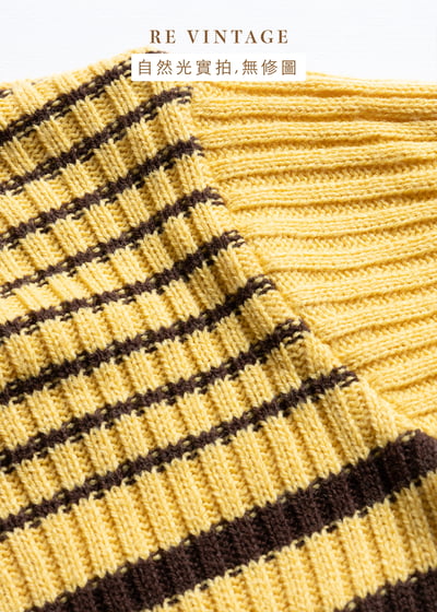 Bumblebee 線條高領針織毛衣14