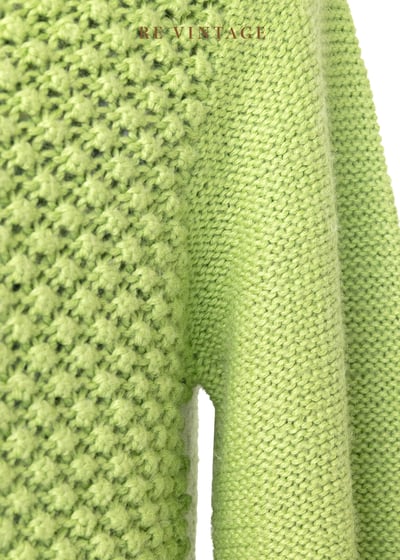 Jasmine Green 凸凸紋路針織毛衣外套11