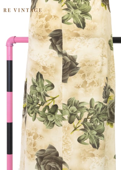 Olive Noir 橄欖綠葉暗香細肩帶長洋裝12