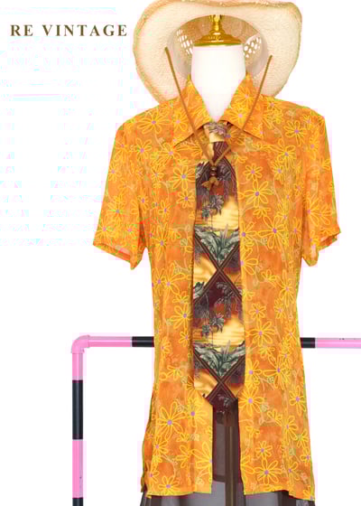 瓦倫西亞的陽光派對雪紡襯衫/迷你洋裝1