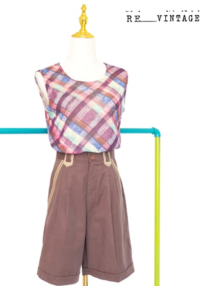 煉乳巧克力色五分短褲4