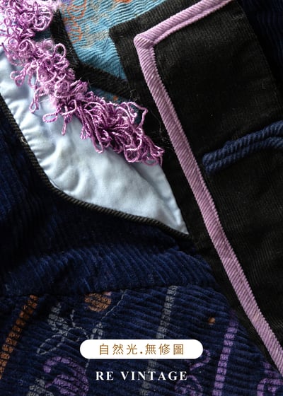 深藍薰紫異國夢境外套14