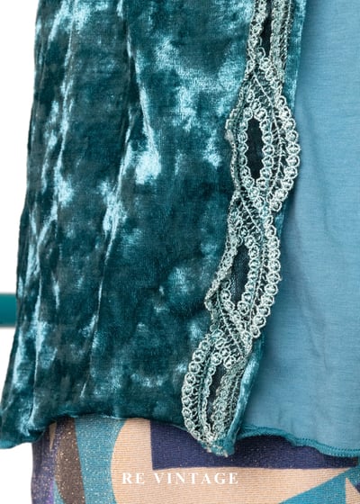 地中海晨曦 - 交錯肩帶絨布細肩帶背心6