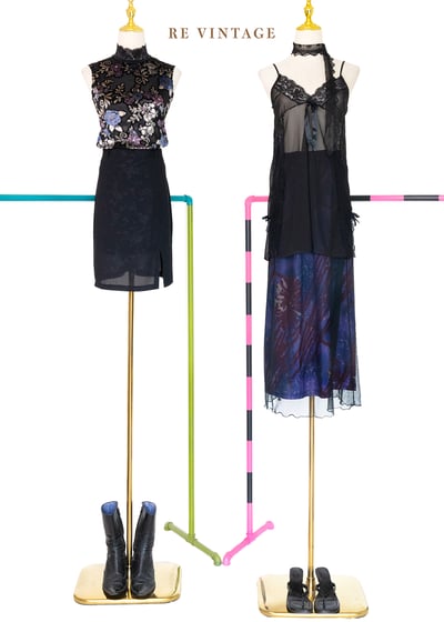 古典美封存の花透膚背心2