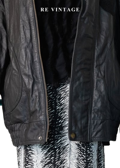 質感單品 - 牛皮夜行者皮革外套4