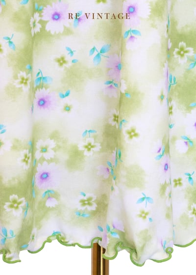 Dreamy Path 清新柔光綠削肩洋裝6