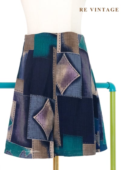 Mosaic Groove 畫布律動高腰短褲(26")1