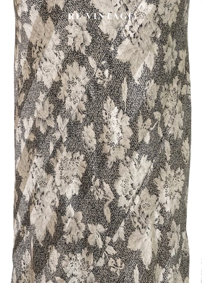 珠光古典花卉貼臀長裙（26"）5